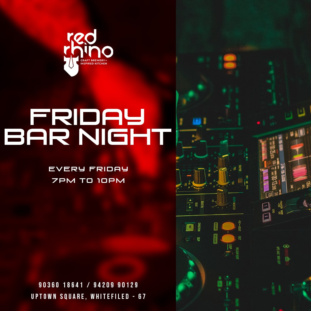 Friday Bar Night| Rooftop craft beer experience Bangalore| Best craft Beer Whitefield